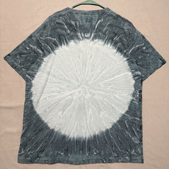 Vintage 90s Fruit Of The Loom Alligator Tie Dye Men's XL T-Shirt Made In USA - Picture 3 of 8